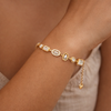 Zircon white crystal bracelet