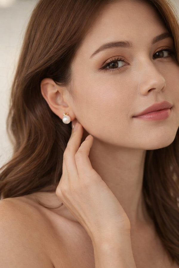 Pearl Stud Earrings