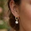 Solitaire Dangle Earrings