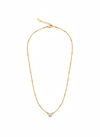 Minimal Stone Drop Necklace