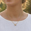 Crystal Rolling Barrel Necklace