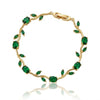 Emerald Tulip Bracelet