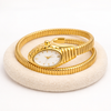 Serpenti d’Or – White Snake Head Bangle Watch