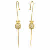 Pienapple Crystal Pin Earrings