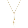 Gold Teardrops Necklace