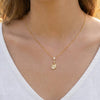 Crystal Dangling Butterfly Necklace