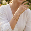Star moon charm bracelet