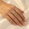 Dangling Curb Chain Ring