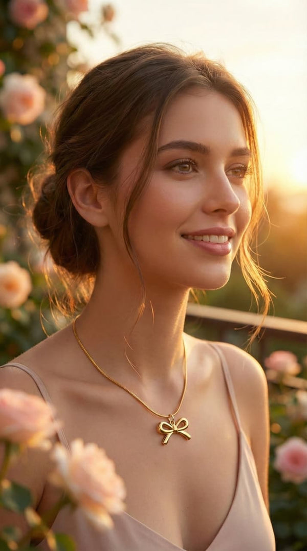 Bow Necklace