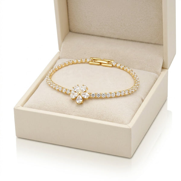 Crystal flower nene bracelet