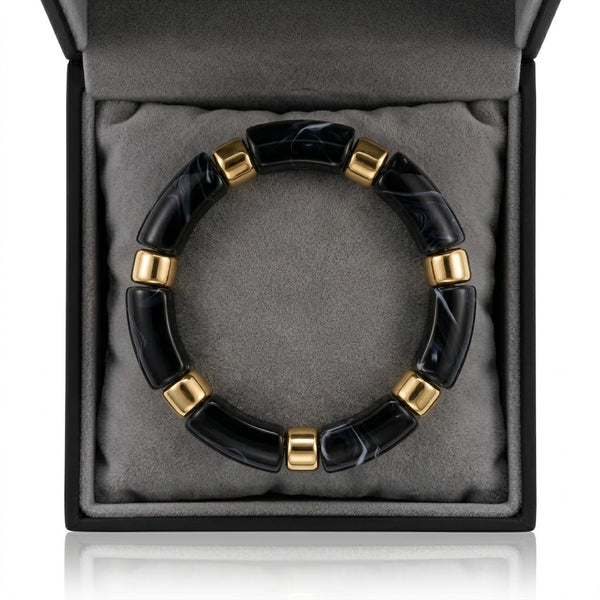Viral Stackable Bracelet- Black