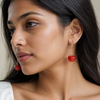 Statement Cherry Drop Earrings