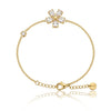 Crystal Flower Chain Bracelet