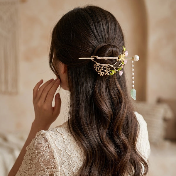 Midnight Garden Sonata Hair Clip hair barrette for women by Fix My Hairs