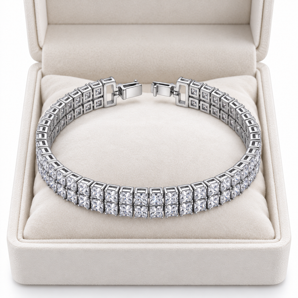 Dual Nene Layer Silver Bracelet