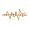Close-up of the Stardust Rhythm Rhinestone Hair Clip showing star motif