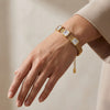 Crystal Cube Mesh Bracelet