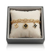 Leaf Charm Dual Link Bracelet