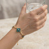 Sapphire Crystal Flower Bracelet