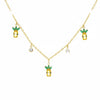 Dainty Crystal Pineapple Chain