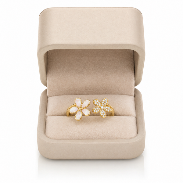 Studded Bloom Ring