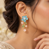 Fairy Blue Bloom Earring