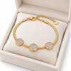 Studded Disc Bracelet
