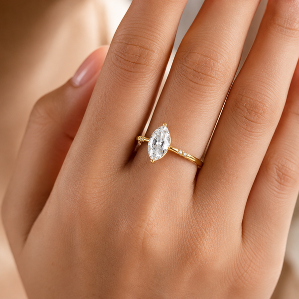Marque 24k Gold Plated Ring