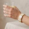 Viral Stackable Bar Bracelet - Creme