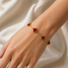 Red clover Bracelet