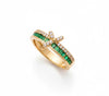 Crystal Shine Emerald Ring