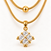 Luxe Crystal Cube Necklace