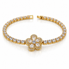 Crystal flower nene bracelet