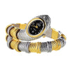 Dual Tone Snake Bracelet Watch