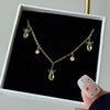 Dainty Crystal Pineapple Chain