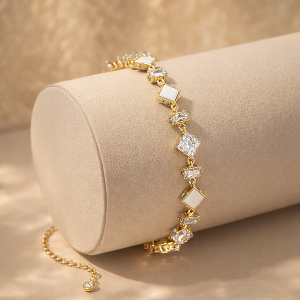 Stone Shine Crystal Bracelet- DR