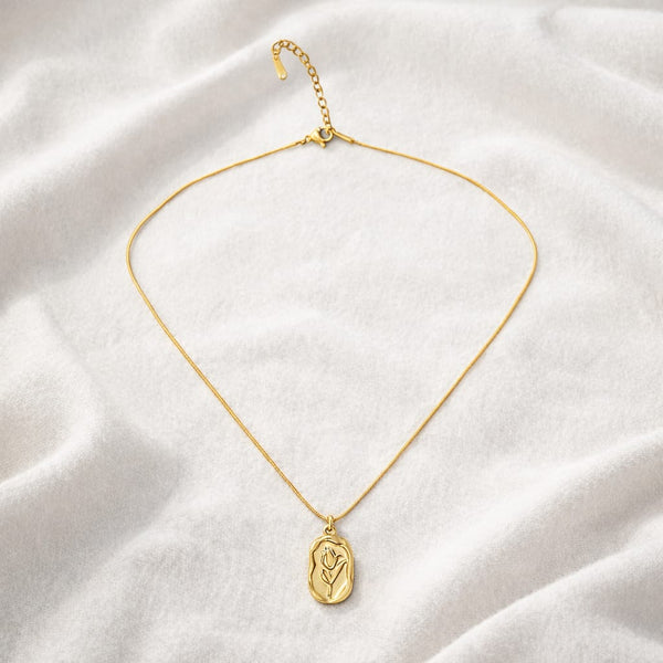 Vintage Rose Necklace