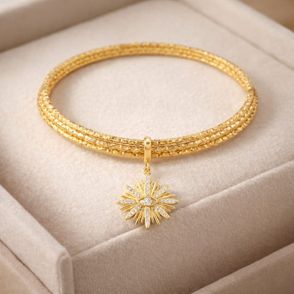 Multi Layer Gold Sparkle Bracelet