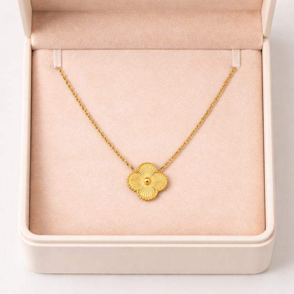 Gold Clover Necklace