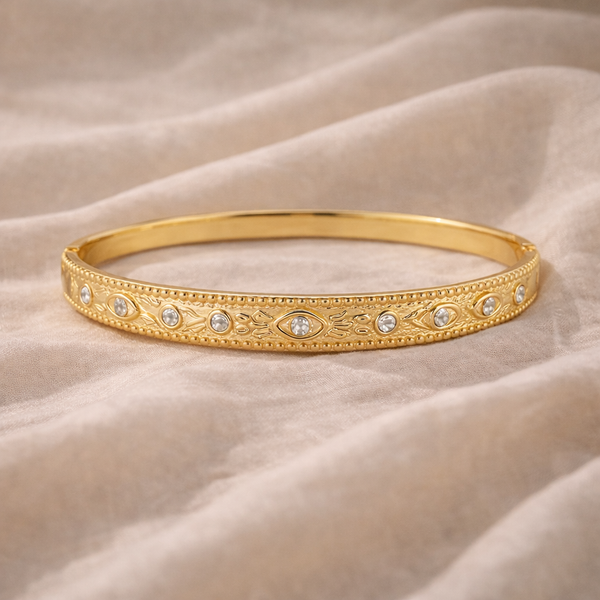 Gold embellished bracelet