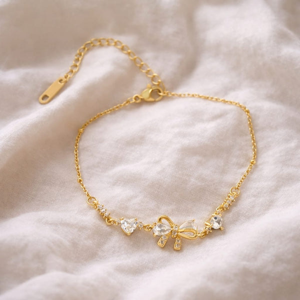 Crystal Bow Bracelet