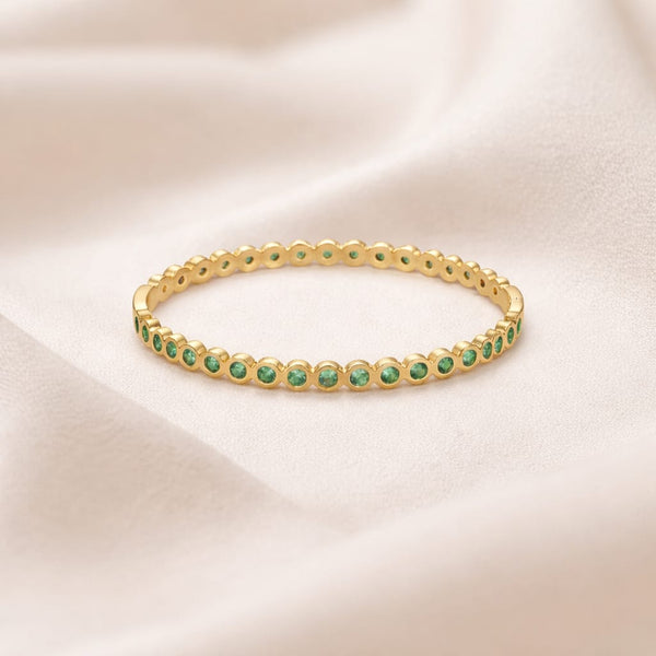 Emerald Coin Aura Bracelet