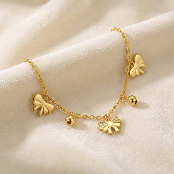 Bow and beads Bracelet