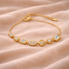Zircon white crystal bracelet