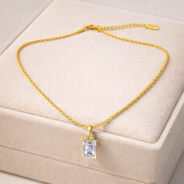 Cubic Crystal Necklace