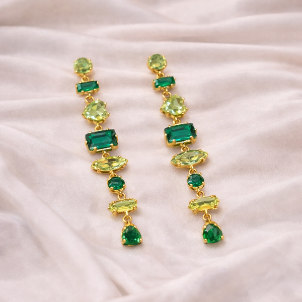 Emerald Shade Earrings