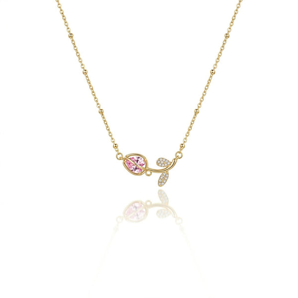 Dainty Tulip Necklace
