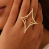 Sia double star ring