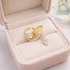 Dual Embellished Twin Ring