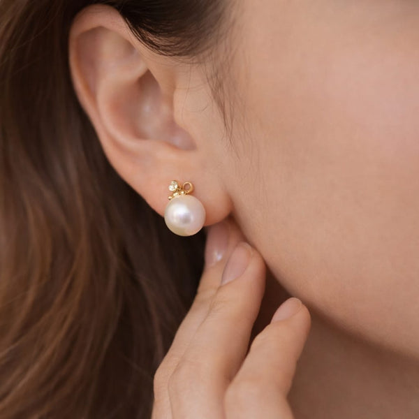 Pearl Stud Earrings